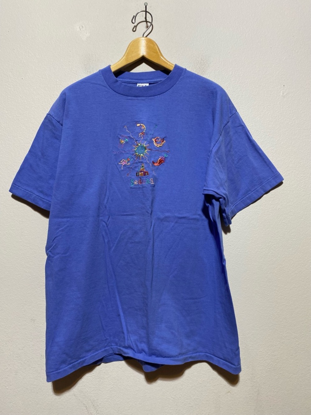 Vintage PSI Single Stitch Women’s XL T Shirt Sedona Embroidered Southwest